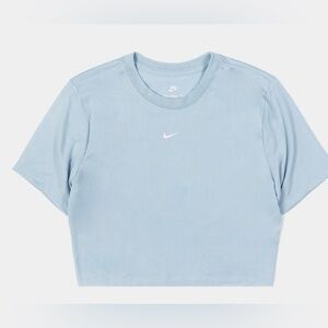 NWOT | Nike | Light Blue Slim Fit Crop Top | Size Small